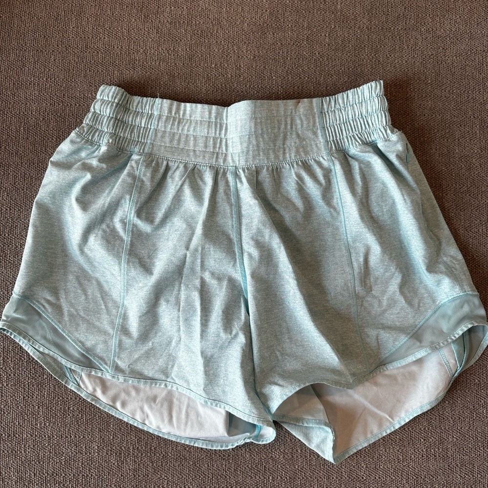 lululemon athletica Light Teal Athletic Shorts Tall
